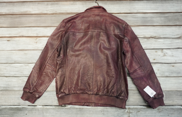 Alligator Brown Leather Jacket - Image 2