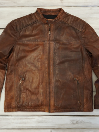 Brown Leather 2 pocket front - resize